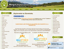 Tablet Screenshot of megaubytovanie.info